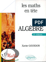 Les Maths en Tête Algèbre