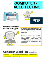 11th Meeting - Computer - Based Testing