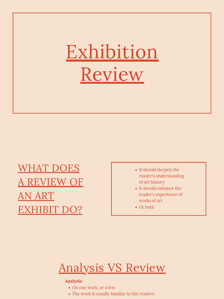Exhibition Review | PDF