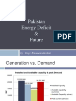 Energy Defecit &amp; Future of Pakistan 011