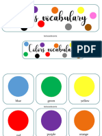 Colors Vocabulary