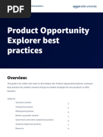 Product Opportunity Explorer Best Practices PDF - Final