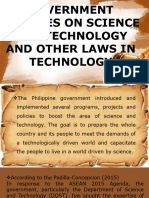 Govt PoliciesinScience Tech Final Period