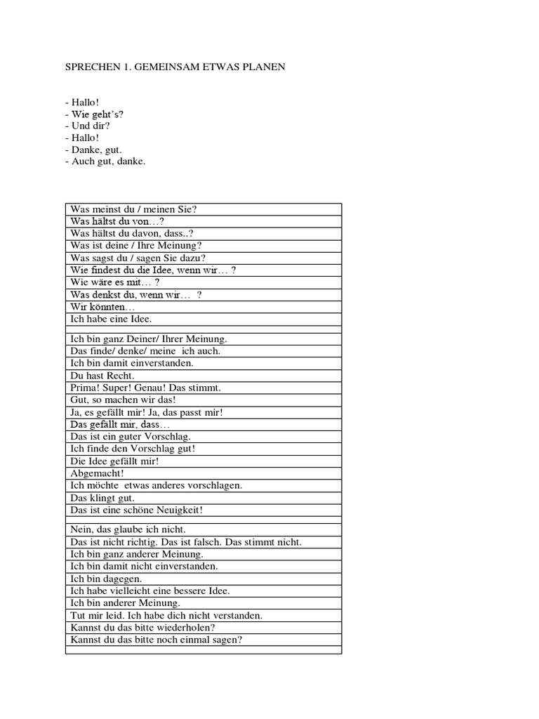 Conversations German. | PDF