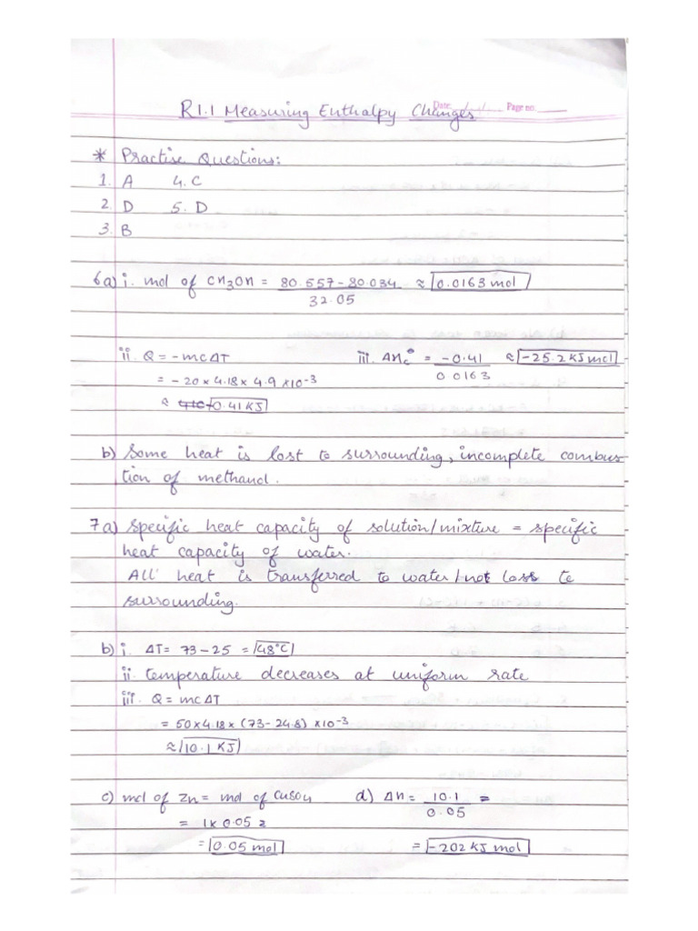 R1.1 Practise Questions | PDF