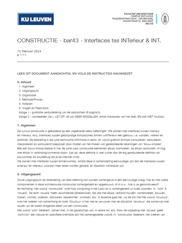 Instructies Oefeningenreeks 1 - 12feb2024 | PDF