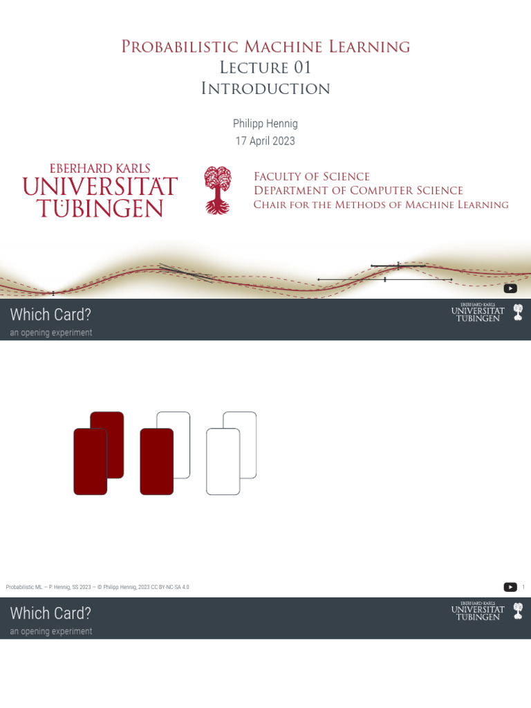 Probabilistic Machine Learning: Philipp Hennig 17 April 2023 | PDF