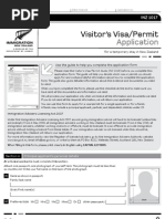 Visitor's Visa/Permit: Application