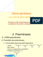 Génie Genetique 03 - Outils Enzymes Polymerases