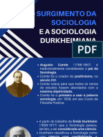 O Surgimento Da Sociologia e A Sociologia Durkheimiana - 20240223 - 091520 - 0000
