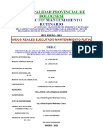 1.3 Metrado Rutinario Real Ejecutado Valle de Andachupa