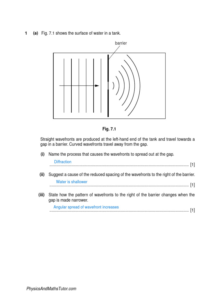 Wave Properties and Behavior Analysis | PDF | Waves | Wavelength