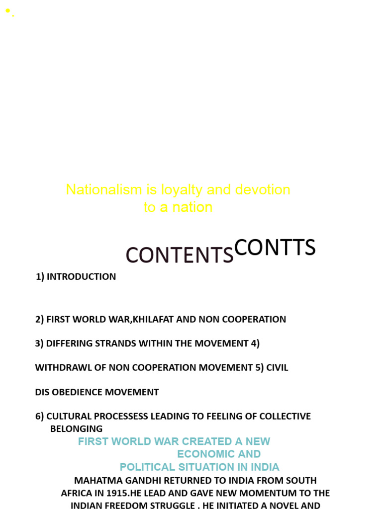 NATIONALISM IN INDIA CLASS 10 SHORT SUMMARY visual data 2