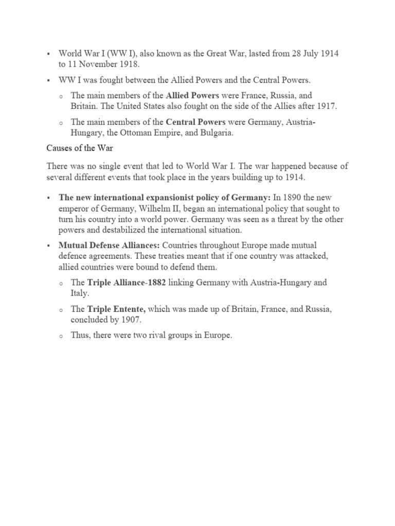 World War I & II | PDF | World War II | Nazi Germany