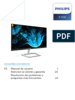 Manual Pantalla Philips