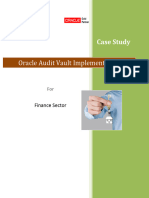Case Study Oracle Audit Vault Implementation