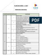 Plano de Curso Mat - 1º Ano - Barra