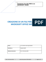 Creazione Di Un File PDF A Con Microsoft Word Per Windows