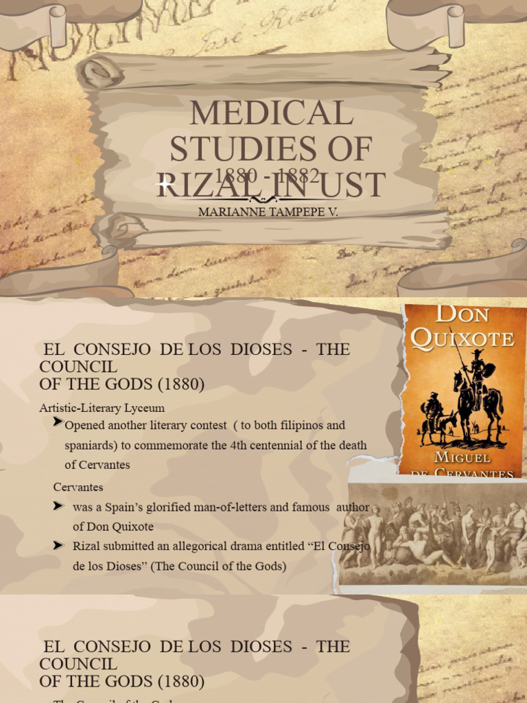 Medical Study of Rizal UST 1880-1882 | PDF