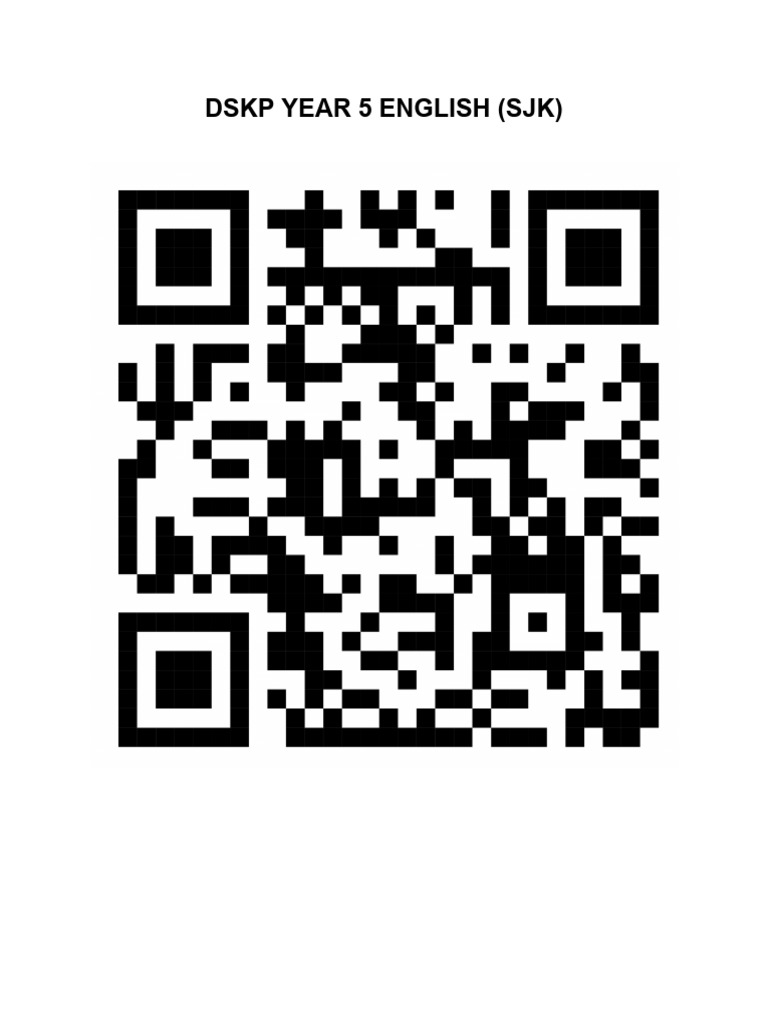Dskp year 5 english sjk pdf