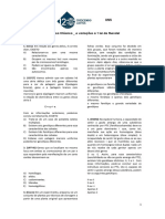 Genética Clássica - 1 Lei de Mendel e Variacoes (Lista 1)