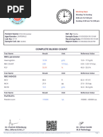 CBC Test Report Format Example Sample Template Drlogy Lab Report | PDF ...