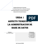 Informe de Base de Datos