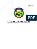 Treadle Chicken Feeder