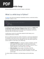 Python While Loop 663