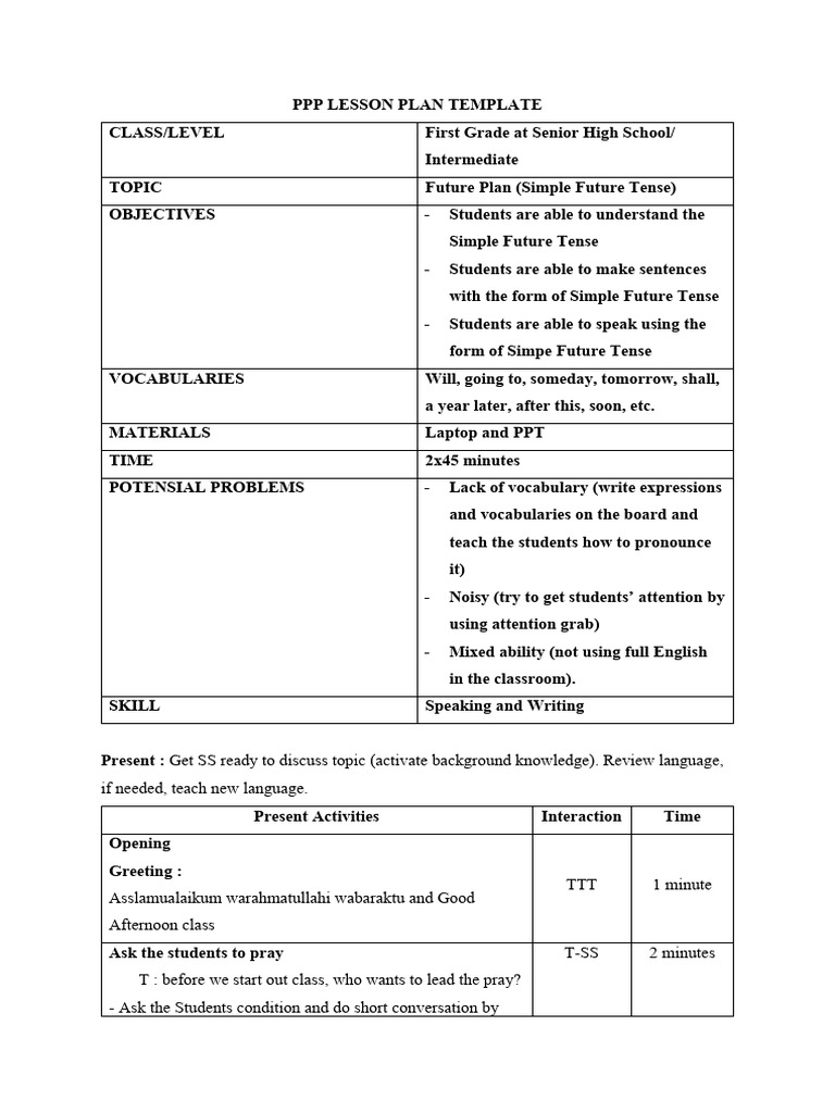 Future Plan PPP | PDF | Communication | Cognitive Science
