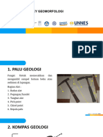 Pengenalan Alat Survey Geomorfologi Terapan