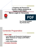 Lopcymat Marco Legal en Venezuela