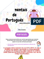 Mapas Mentais Claros e Objetivos Da Língua Portuguesa