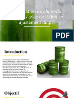 Floculation de Chlorella Vulgaris