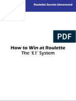 Roulette System - 1pound Wins