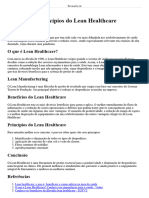 Tema 1 - Conceitos e Princípios Do Lean Healthcare