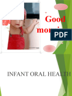 Infant Oral Health and Ant - Guidance