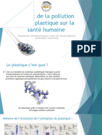 L'effet de La Pollution Par Le Plastique Sur