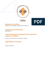 Tarea 2 - Estado La Tercerización de Los Servicios Logísticos en México