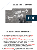 Unit 4 Ethical Issues and Dilemmas