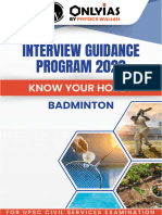 IGP 2023 Hobbies - Badminton