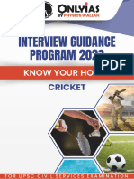 IGP 2023 Hobbies - Cricket