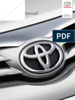 Manual Del Propietario Del Toyota Yaris 2022
