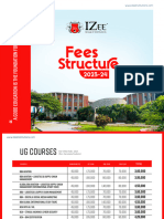 IZee Fees Structure 2023-24