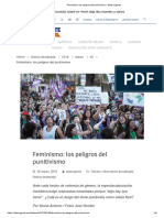 Feminismo - Los Peligros Del Punitivismo - Data Urgente