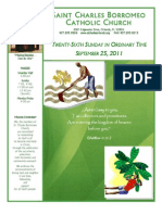 September 25, 2011 Bulletin