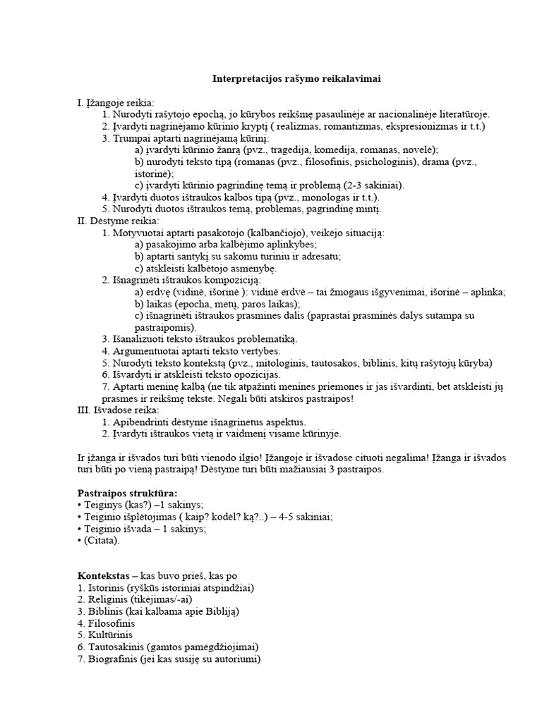 Interpretacija 2 | PDF
