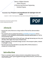 Distributed Generation Subject Presentation (Prospects and Impediments For Hydrogen Fuel Cell Buses