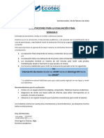 Orientaciones para La Evaluación Final Semana 8 Bimestre 1 2024 Firmado