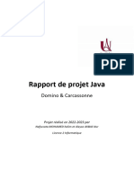 Rapport de Projet Java